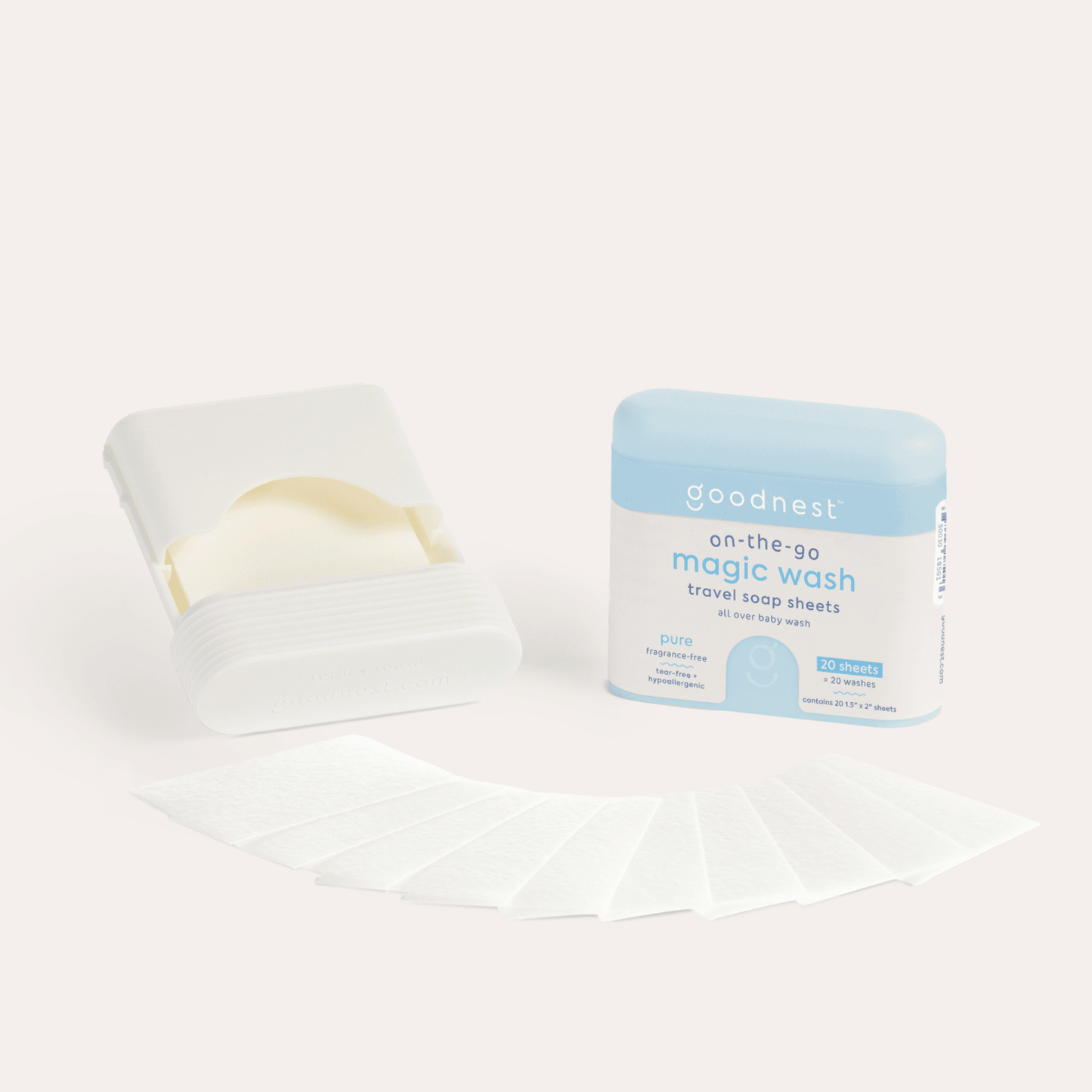 Baby & Toddler Travel Soap Sheets | Fragrance-Free