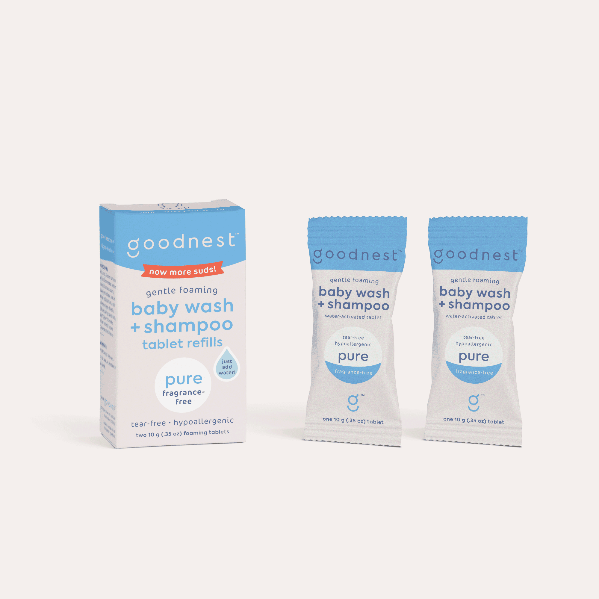 Wash + Shampoo Refill | Fragrance-Free